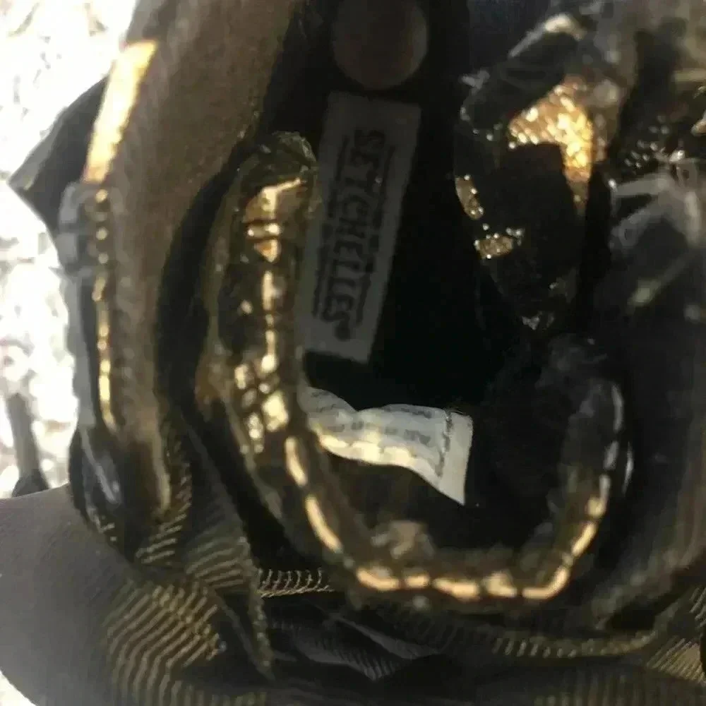 Seychelles black GOLD ANIMAL PRINT GLITTER PATTON LEATHER‎ BOOTIES